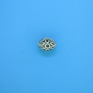 15307 - Bali Silver Bead 7x9mm 15307 - Bali Silver Bead 7x9mm