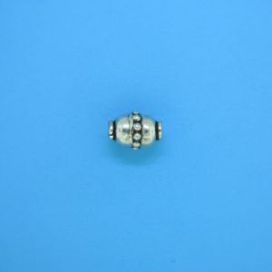 15308 - Bali Silver Bead 7x9mm 15308 - Bali Silver Bead 7x9mm