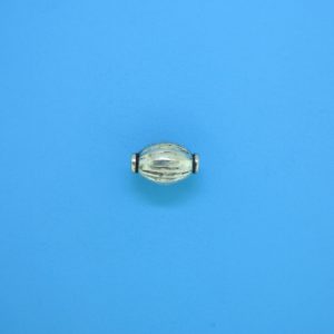15309 - Bali Silver Bead 6.5x9.5mm 15309 - Bali Silver Bead 6.5x9.5mm