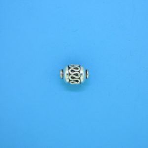 15312 - Bali Silver Bead 7x9mm 15312 - Bali Silver Bead 7x9mm