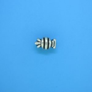 15317 - Bali Silver Bead 7x11mm 15317 - Bali Silver Bead 7x11mm
