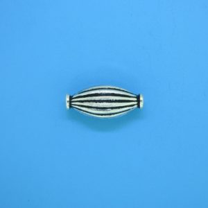 15327 - Bali Silver Bead 8x18mm 15327 - Bali Silver Bead 8x18mm