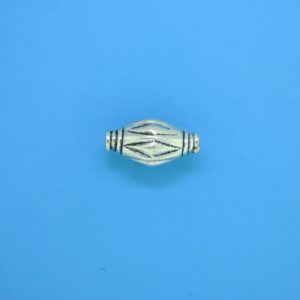 15329 - Bali Silver Bead 9x13mm 15329 - Bali Silver Bead 9x13mm