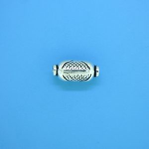 15330 - Bali Silver Bead 7x15mm 15330 - Bali Silver Bead 7x15mm
