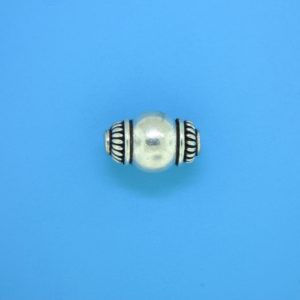 15331 - Bali Silver Bead 10x15mm 15331 - Bali Silver Bead 10x15mm