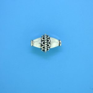 15332 - Bali Silver Bead 10x15mm 15332 - Bali Silver Bead 10x15mm