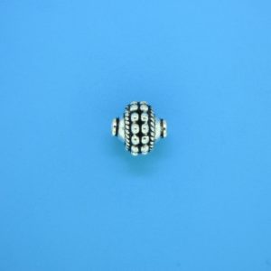 15333 - Bali Silver Bead 10x10mm 15333 - Bali Silver Bead 10x10mm
