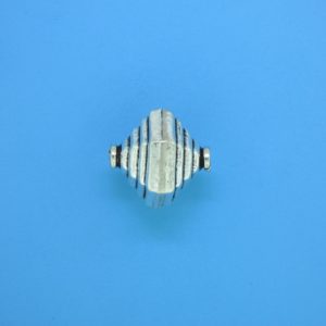 15362 - Bali Silver Bead 15x15mm 15362 - Bali Silver Bead 15x15mm