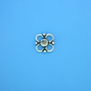 15371 - Bali Silver Connector 12mm 15371 - Bali Silver Connector 12mm