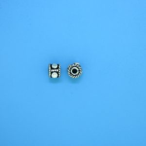 15384 - Bali Silver Spacer 4x5mm 15384 - Bali Silver Spacer 4x5mm