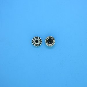15390 - Bali Silver Bead Cap 3x6mm
