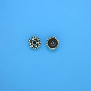 15391 - Bali Silver Bead Cap 4x6mm 15391 - Bali Silver Bead Cap 4x6mm