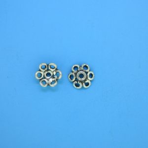 15394 - Bali Silver Bead Cap 4x8mm 15394 - Bali Silver Bead Cap 4x8mm