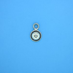 15399 - Bali Silver Charm 8x12mm