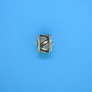 15407 - Bali Silver Bead 7x10mm 15407 - Bali Silver Bead 7x10mm