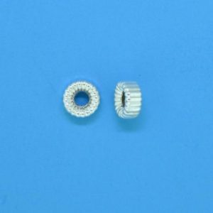 595 - 6mm Sterling Silver Straight Corrugated Rondelle 595 - 6mm Sterling Silver Straight Corrugated Rondelle