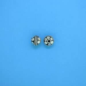 15411 - Bali Silver Bead 5x6mm 15411 - Bali Silver Bead 5x6mm