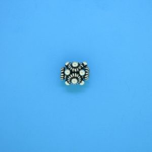 15413 - Bali Silver Bead 8x10mm 15413 - Bali Silver Bead 8x10mm