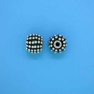15419 - Bali Silver Bead 9x10mm 15419 - Bali Silver Bead 9x10mm