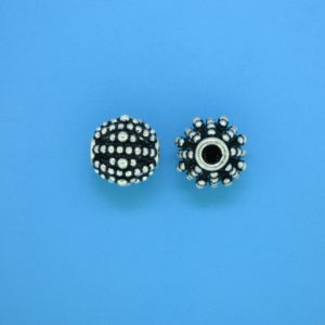 15420 - Bali Silver Bead 9x10mm 15420 - Bali Silver Bead 9x10mm