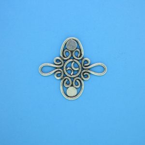 15437 - Bali Silver Connector 22x24mm 15437 - Bali Silver Connector 22x24mm
