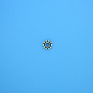 15498 - Bali Silver Round Daisy Spacer 1x5mm 15498 - Bali Silver Round Daisy Spacer 1x5mm