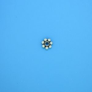 15500 - Bali Silver Round Daisy Spacer 2x6mm 15500 - Bali Silver Round Daisy Spacer 2x6mm