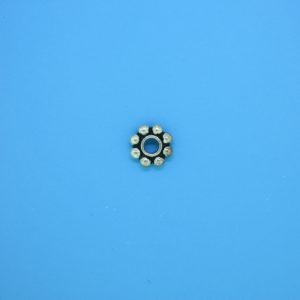 15504 - Bali Silver Round Daisy Spacer 2x7mm 15504 - Bali Silver Round Daisy Spacer 2x7mm