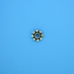 15505 - Bali Silver Round Daisy Spacer 2x8mm 15505 - Bali Silver Round Daisy Spacer 2x8mm