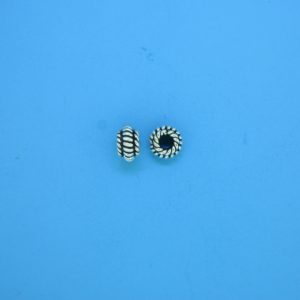 15511 - Bali Silver Spacer Bead 3.5x6mm 15511 - Bali Silver Spacer Bead 3.5x6mm