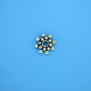 15515 - Bali Silver Daisy Spacer 2x11mm 15515 - Bali Silver Daisy Spacer 2x11mm