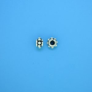 15520 - Bali Silver Spacer Bead 3.5x5.5mm 15520 - Bali Silver Spacer Bead 3.5x5.5mm