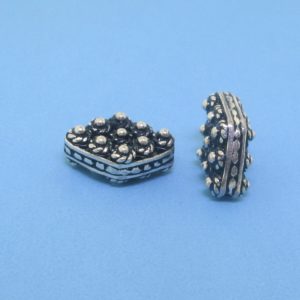 15435 - Bali Silver Bead 6x14mm 15435 - Bali Silver Bead 6x14mm