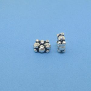 15510 - Bali Silver Spacer Bead 2.5x5mm 15510 - Bali Silver Spacer Bead 2.5x5mm