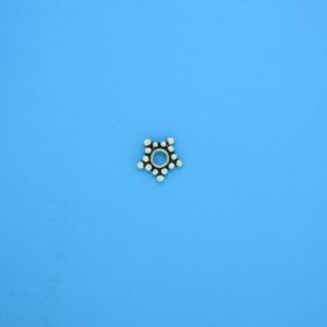 15528 - Bali Silver Daisy Spacer 1x6.5mm 15528 - Bali Silver Daisy Spacer 1x6.5mm