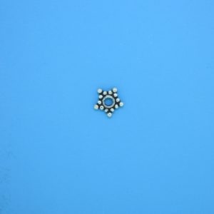 15529 - Bali Silver Daisy Spacer 1x6.5mm 15529 - Bali Silver Daisy Spacer 1x6.5mm