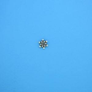 15531 - Bali Silver Daisy Spacer 1x5mm 15531 - Bali Silver Daisy Spacer 1x5mm