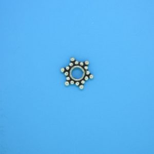 15533 - Bali Silver Daisy Spacer 1.5x10.5mm 15533 - Bali Silver Daisy Spacer 1.5x10.5mm