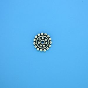 15535 - Bali Silver Daisy Spacer 2x11mm 15535 - Bali Silver Daisy Spacer 2x11mm