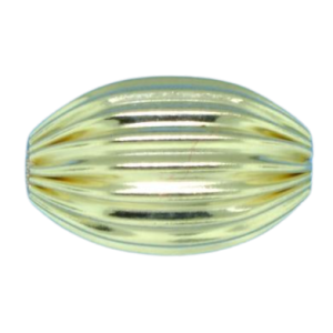 134 - 8x12.4mm Gold Filled Design Oval Bead 134 - 8x12.4mm Gold Filled Design Oval Bead