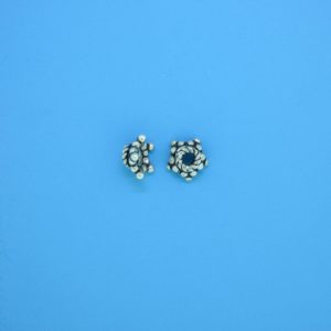 15538 - Bali Silver Bead Cap  3x6mm
