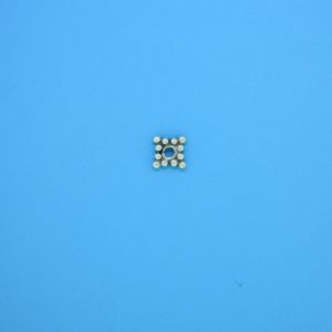 15541 - Bali Silver Daisy Spacer 1x4.5mm