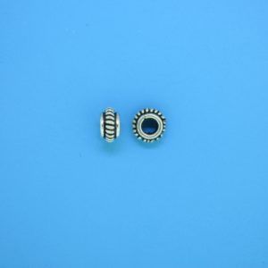 15549 - Bali Silver Spacer Bead 3x5mm 15549 - Bali Silver Spacer Bead 3x5mm