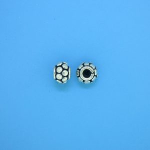 15553 - Bali Silver Spacer Bead 5x7mm 15553 - Bali Silver Spacer Bead 5x7mm