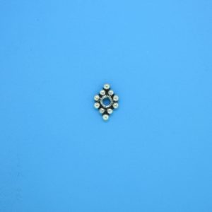 15557 - Bali Silver Bead 6x8.5mm