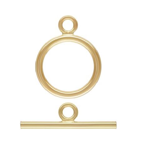 1761 - 11mm Gold Filled Toggle Clasp 1761 - 11mm Gold Filled Toggle Clasp