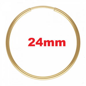 1770 - 1.25x24mm 14K Gold Filled Endless Hoops 1770 - 1.25x24mm 14K Gold Filled Endless Hoops