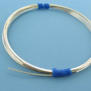 531 - (19-G) Sterling Silver Half Hard Square Wire 531 - (19-G) Sterling Silver Half Hard Square Wire