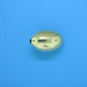 829 - 11x17mm Gold Filled Design Oval Bead 829 - 11x17mm Gold Filled Design Oval Bead