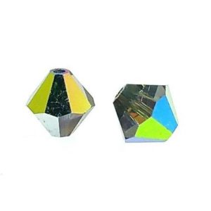 5301/5328 - 6mm Swarovski Bicone Crystal Bead - Vitrail Medium 5301/5328 - 6mm Swarovski Bicone Crystal Bead - Vitrail Medium